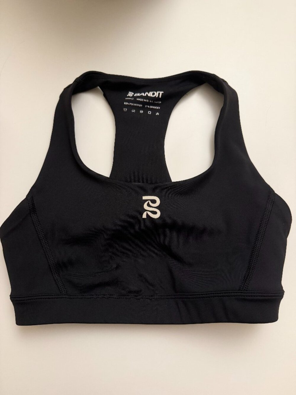 BANDIT Stamina Scoop Neck Run Bra - Black - Size XS